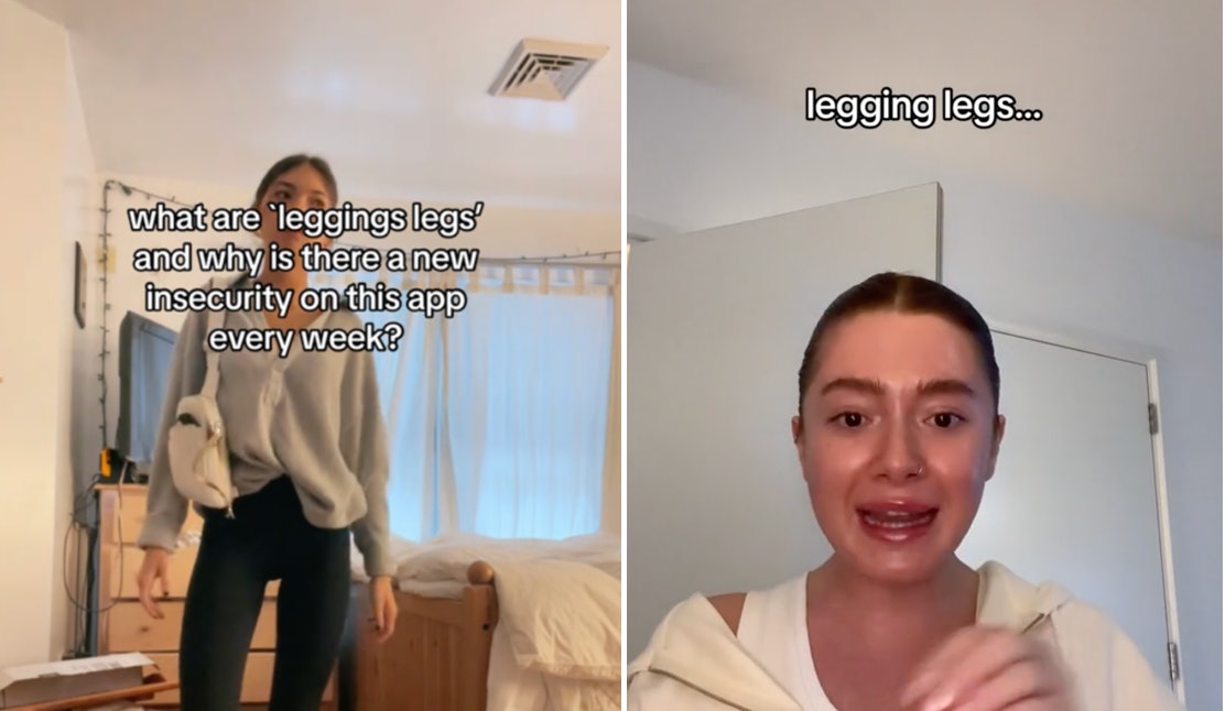 Legging Legs Is A Toxic TikTok Trend & Here's What You Need To Know