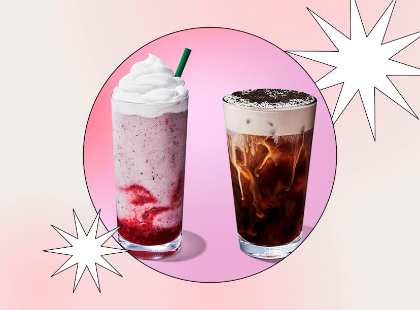 I tried the new Starbucks' drinks from their Valentine's Day 2024 menu.