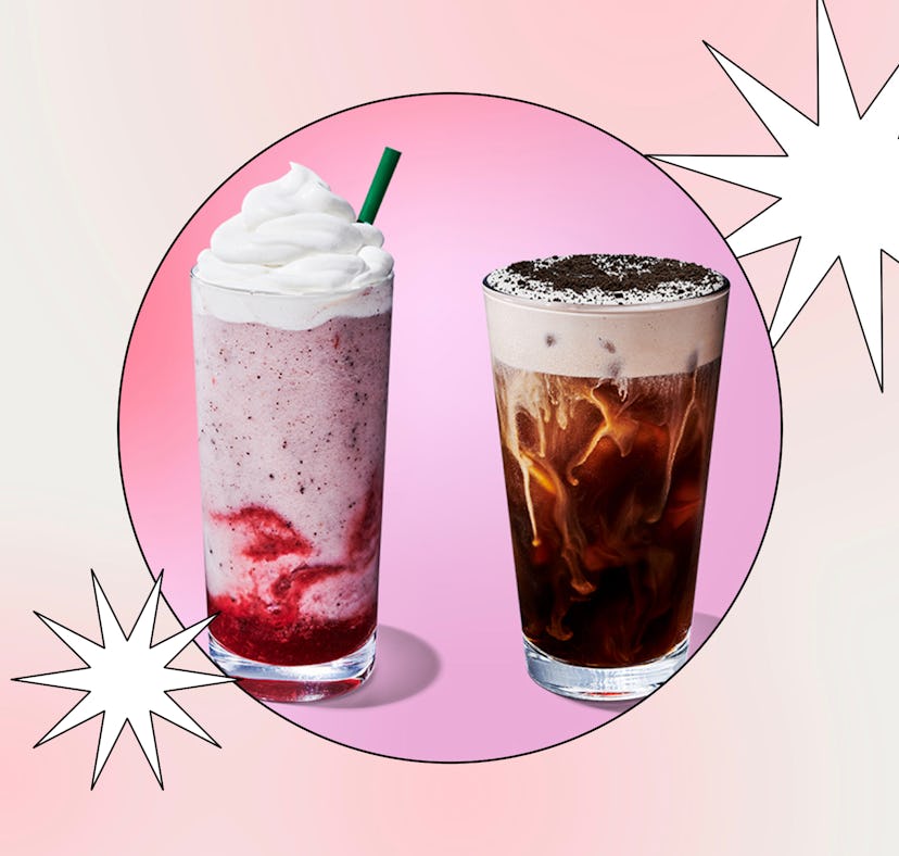 I tried the new Starbucks' drinks from their Valentine's Day 2024 menu.