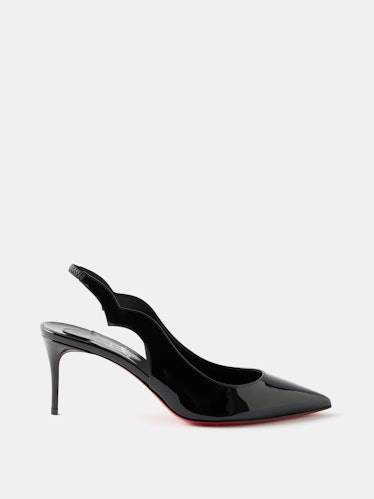 Hot Chick 70 Slingback Patent-Leather Pumps