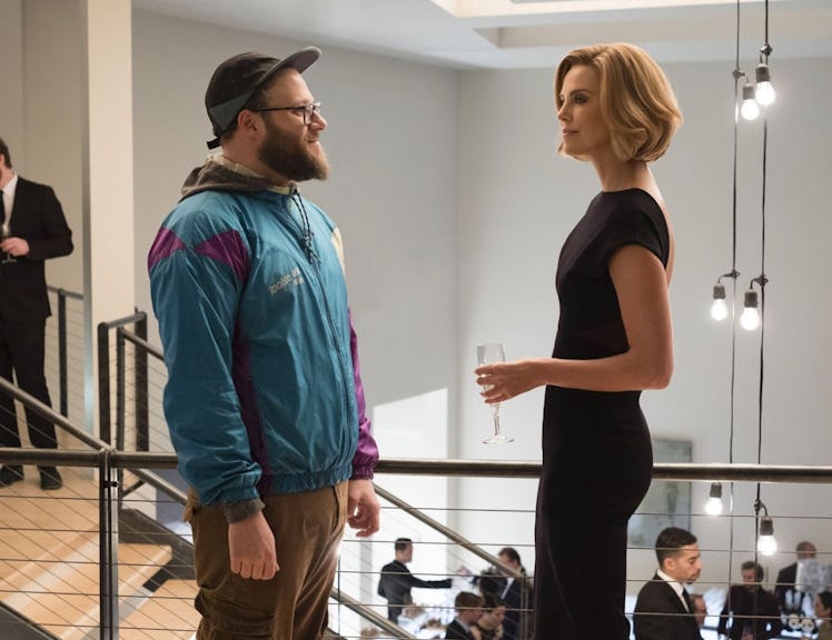 Seth Rogen and Charlize Theron in 'Long Shot'