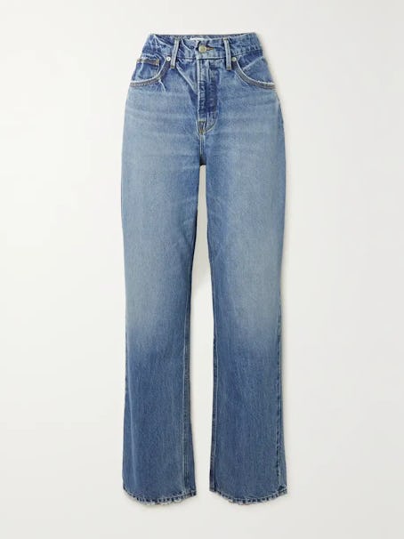 Good '90s high-rise straight-leg jeans