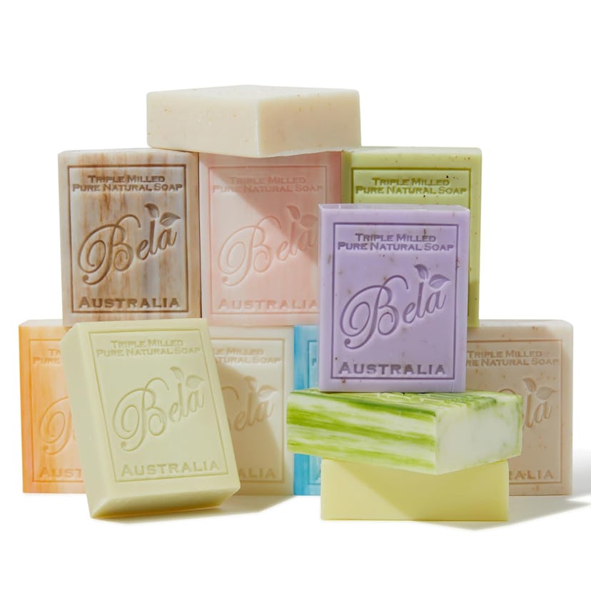 Bela Naturals Triple-French Milled Soap Bars, Assorted