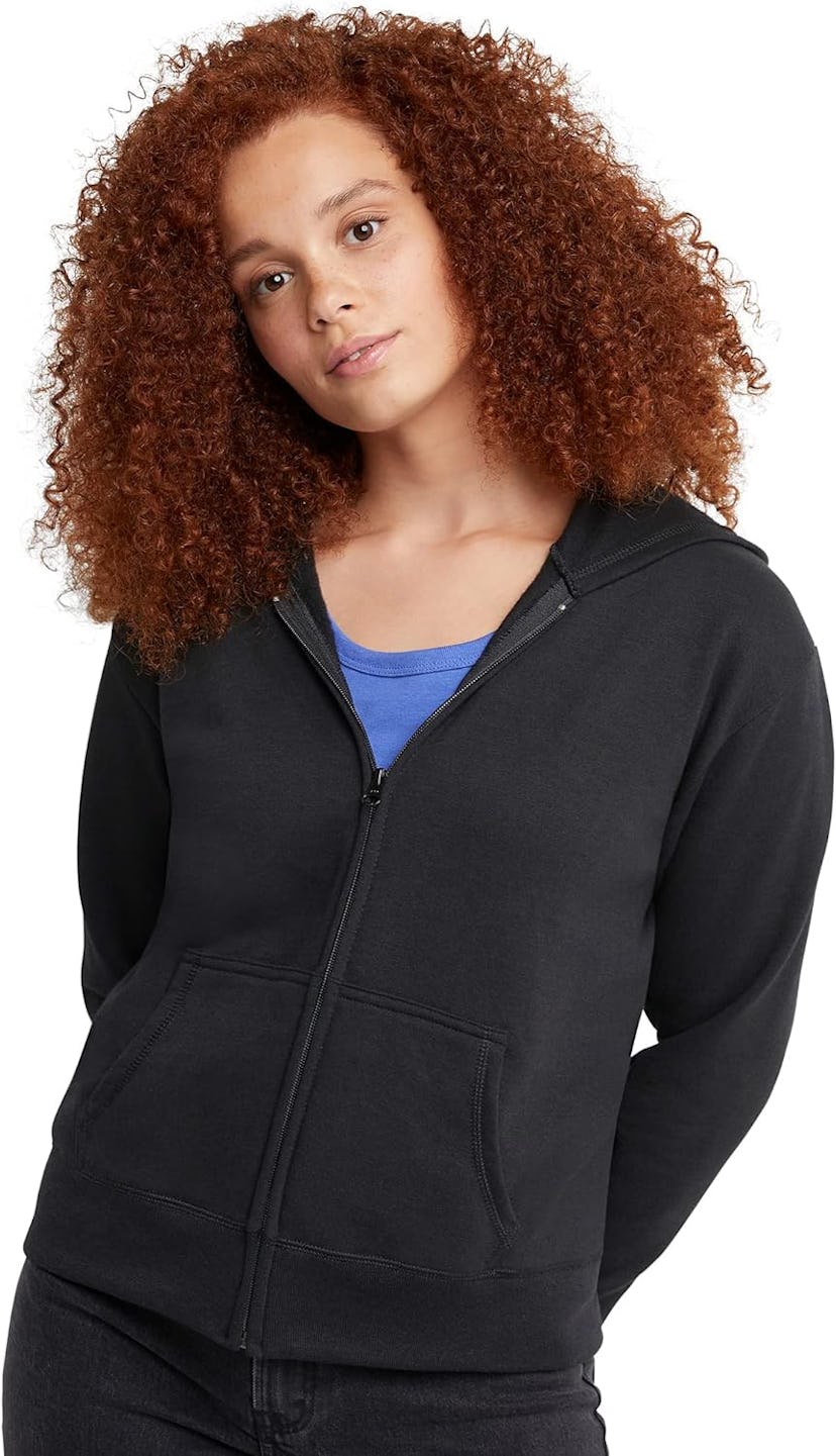 Hanes EcoSmart Full-Zip Hooded Sweatshirt