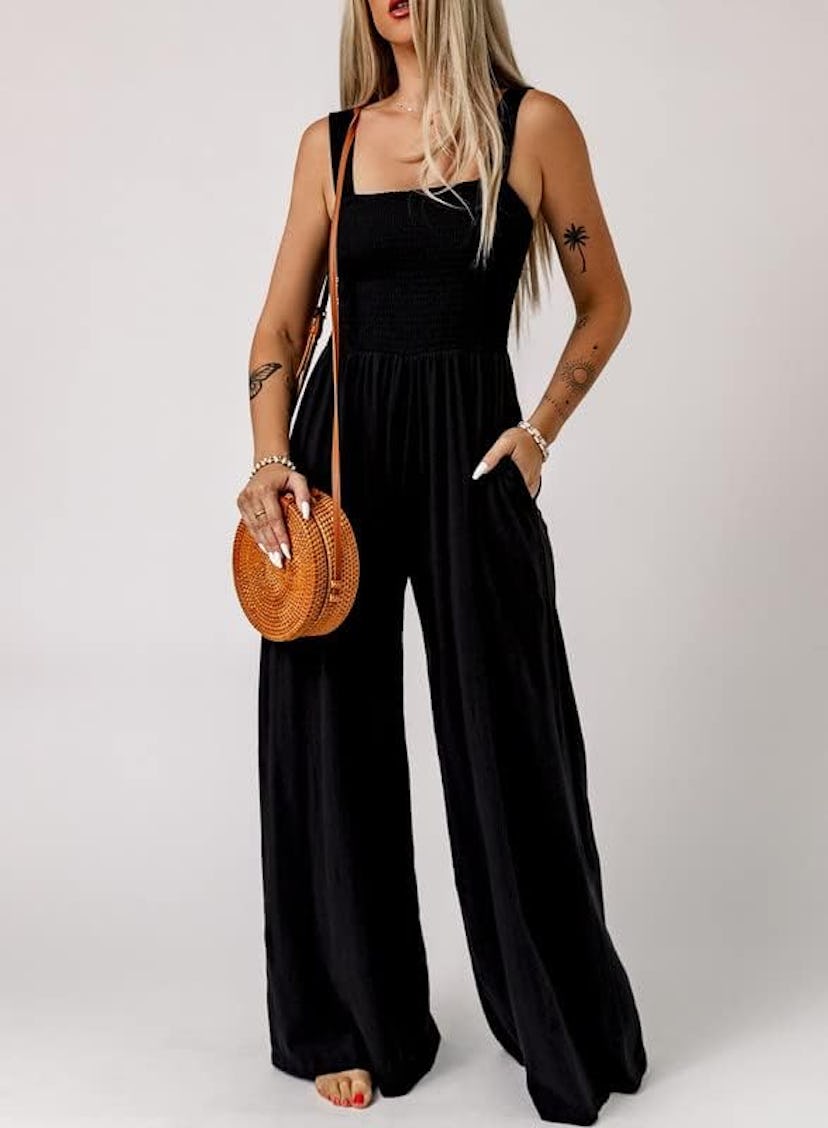 Dokotoo Wide-Leg Sleeveless Jumpsuit