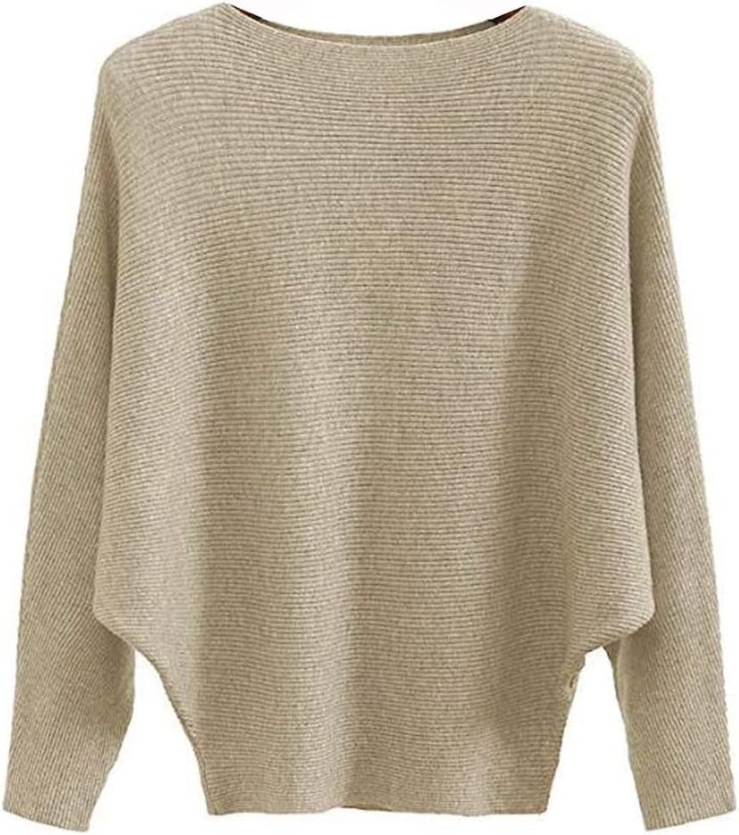 Ckikiou Boatneck Dolman Sweater