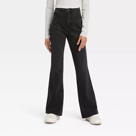 These black jeans are like the ones Taylor Swift wore to the Kansas City Chiefs football game. 