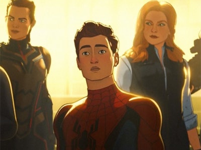 Peter Parker/Spider-Man (voiced by Hudson Thames) in Marvel's What If...?