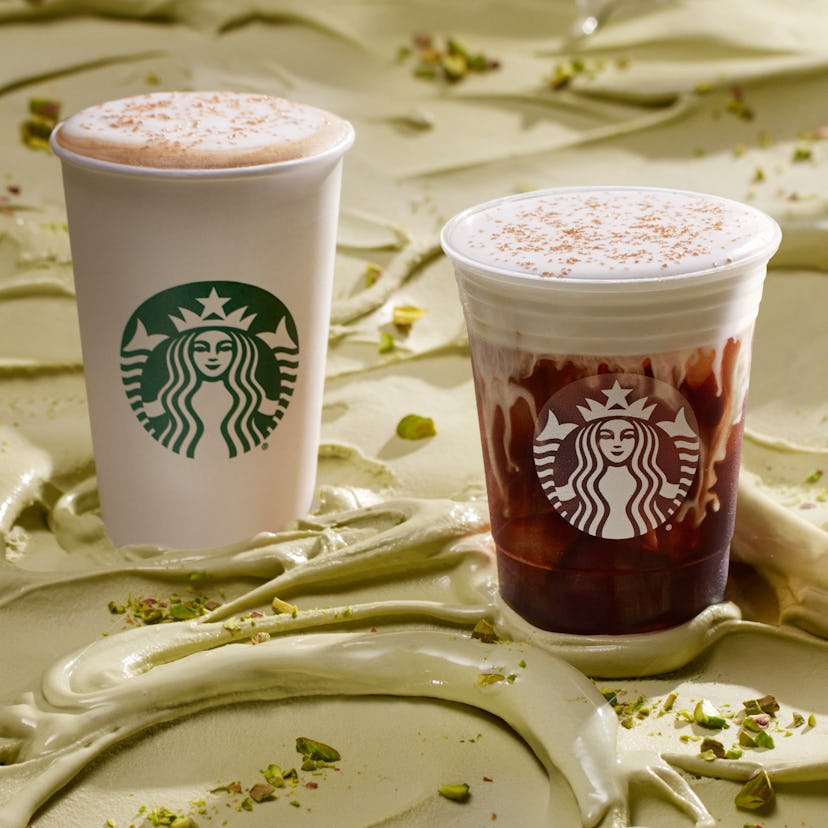 Starbucks' winter 2024 menu is all about pistachio.