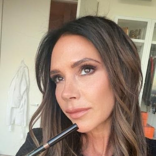 Victoria Beckham long wavy hair