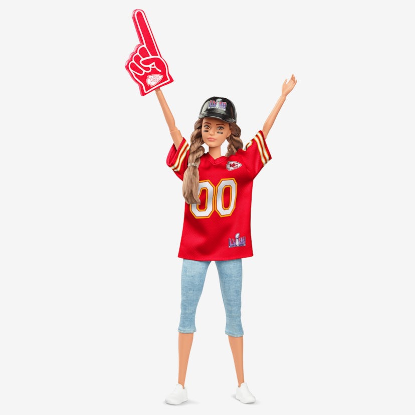Super Bowl LVIII Kansas City Chiefs Barbie