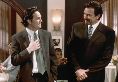 Matthew Perry and Tom Selleck in 'Friends'
