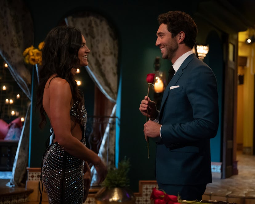 Madina and Joey on ‘The Bachelor.’ Photo via ABC