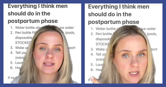 A TikTok mom created a brilliant list for men filled with different tasks they can take on while mom...