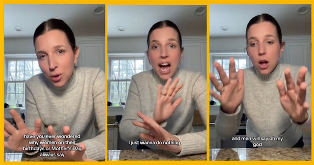 In a now-viral video, a TikTok mom explains where men fall short when it comes to making their wives...