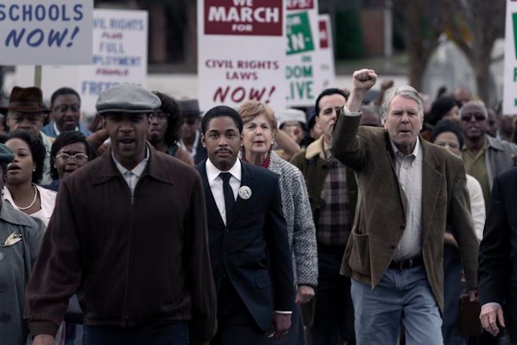 Martin Luther King Jr., played by Kelvin Harrison Jr.