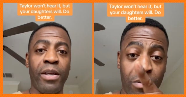 A TikTok dad wants to help all dads who proudly express their hate for Taylor Swift, reminding them ...