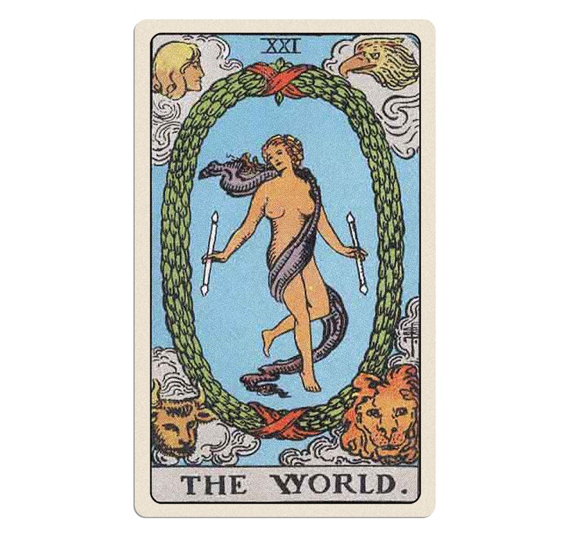 Your tarot reading for February 5 includes The World.