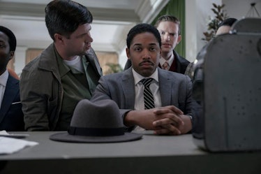 Martin Luther King Jr., played by Kelvin Harrison Jr., is accosted at a sit-in as seen in GENIUS: ML...
