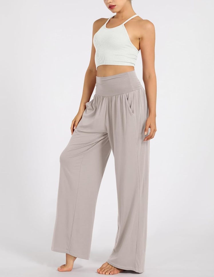 ODODOS Wide Leg Palazzo Lounge Pants