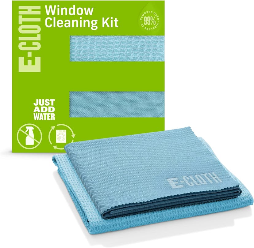 E-Cloth Reusable Glass and Window Cleaning Cloths (Set of 2)
