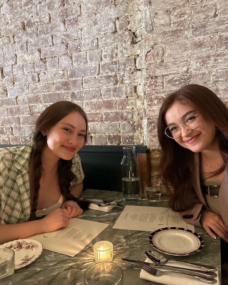 Jenny Han shares a photo of Lola Tung and Anna Cathcart, the leads of 'The Summer I Turned Pretty' a...