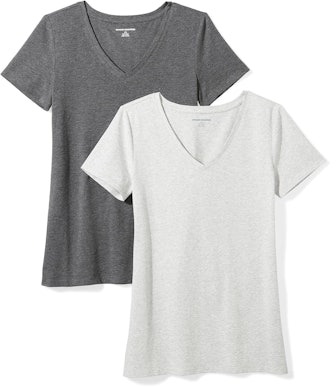 Amazon Essentials V-Neck T-Shirts (2-Pack)
