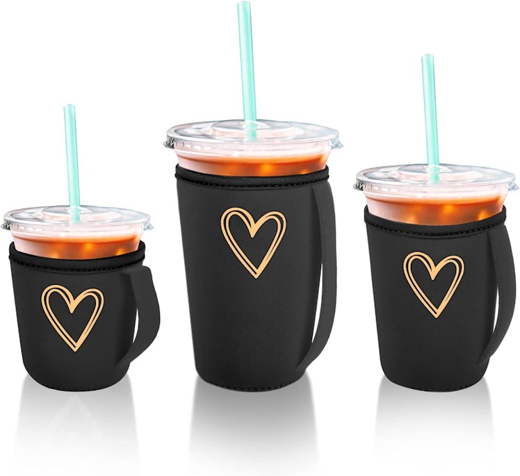 Fycyko Iced Coffee Sleeves With Handle (3-Pack)