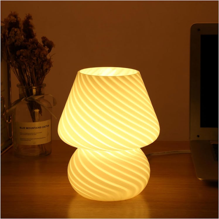 BSOD Glass Table Mushroom Lamp