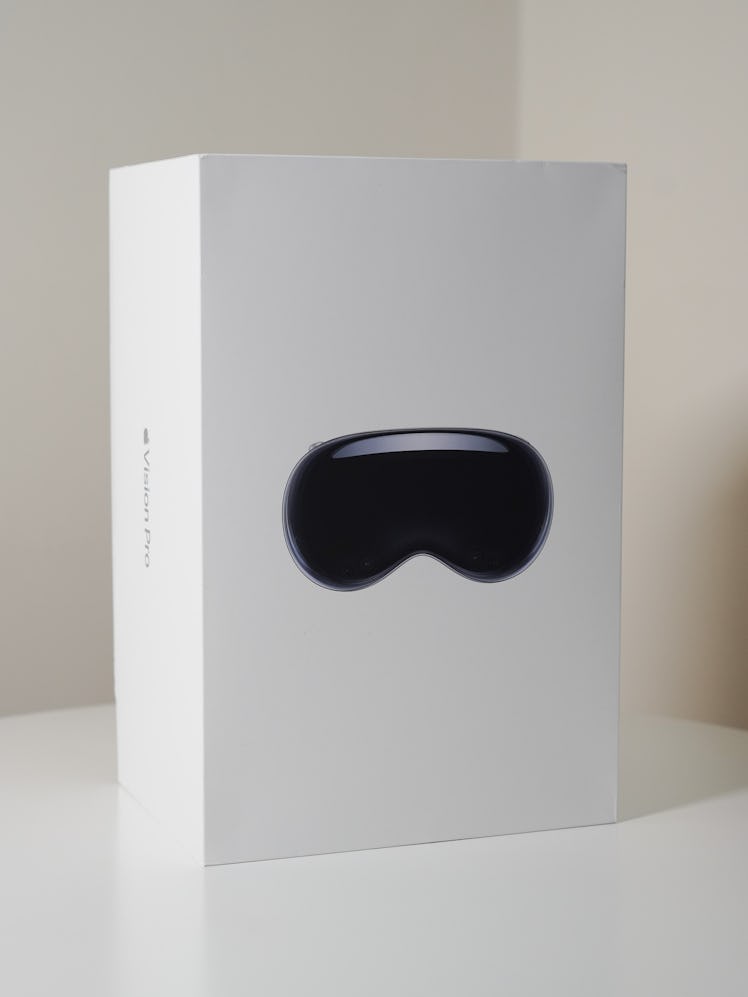 Apple Vision Pro box packaging