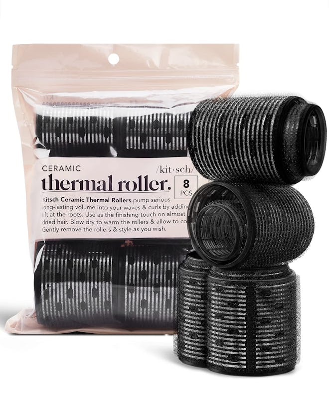 Kitsch Ceramic Thermal Hair Rollers (8-Piece Set)