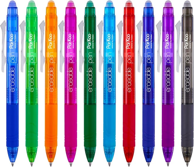 ParKoo Erasable Gel Pens (10-Pack)