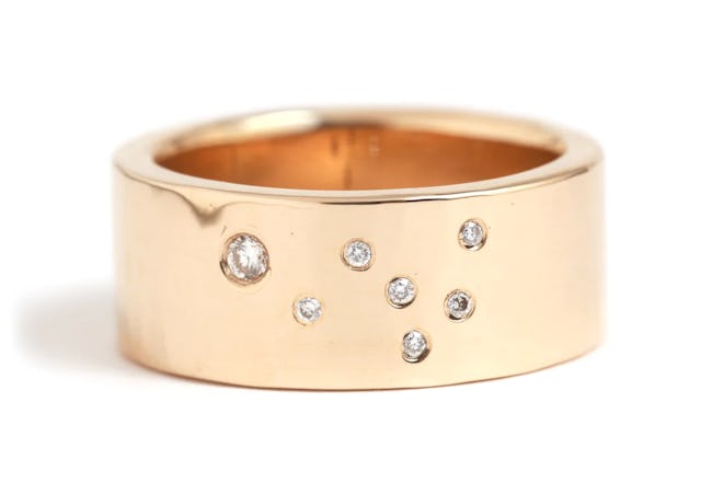 Diamond Constellation Shield Ring