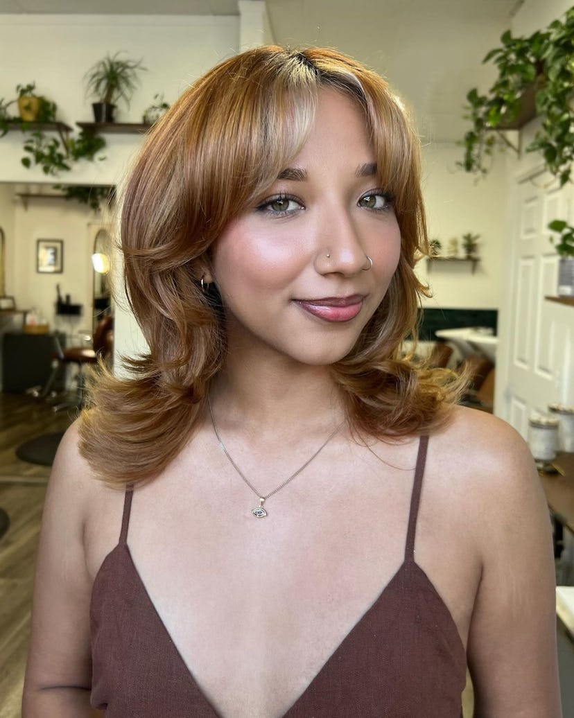 A kitty cut is a popular haircut trend for 2024.