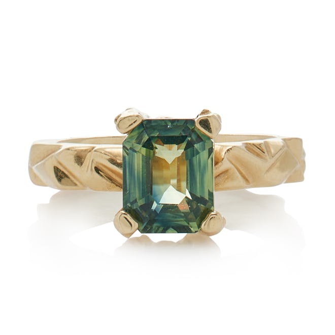 Bernard James 18K Yellow Gold Sapphire Ring