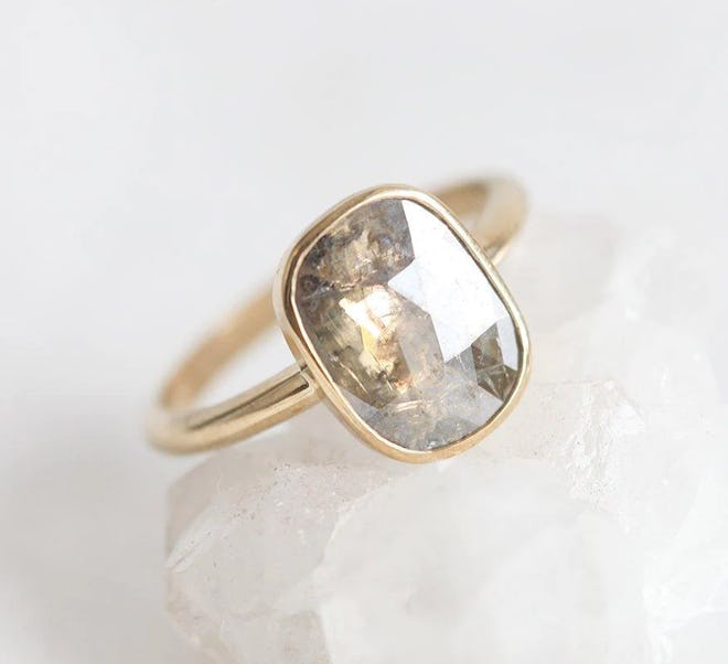 Rebecca Salt & Pepper Diamond Ring