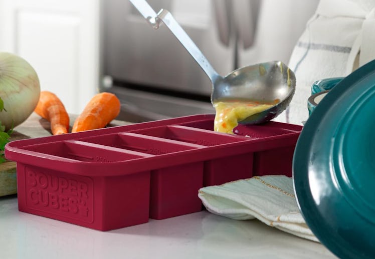 Souper Cubes 1 Cup Silicone Freezer Tray With Lid