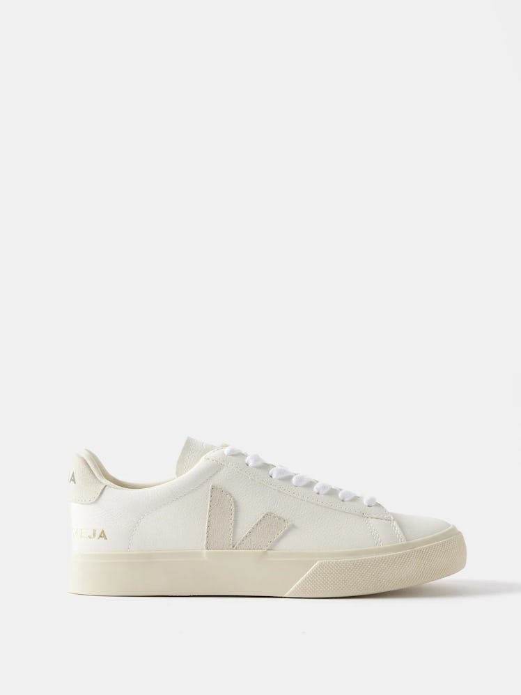 Campo V-Logo Leather Trainers