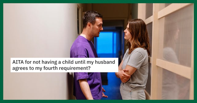 One couple can’t seem to agree on having kids after one-half of the partnership has some pretty inte...