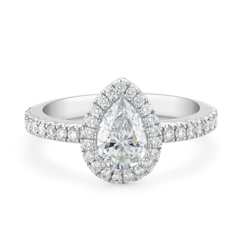 Aura Pear-Shaped Diamond Ring