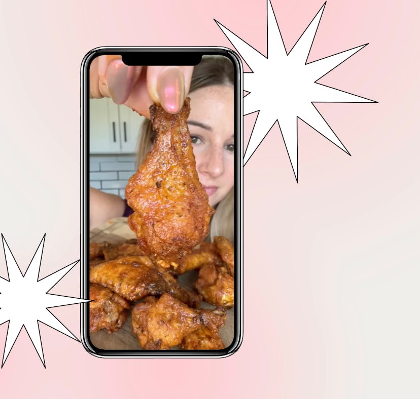 TikTok has easy chicken wings recipes for your game day spread.