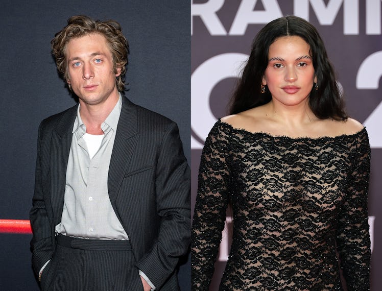 Jeremy Allen White and Rosalía.