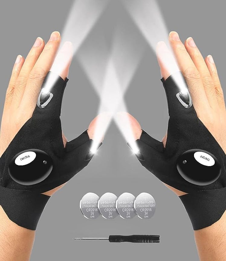 OIPEJO LED Flashlight Gloves