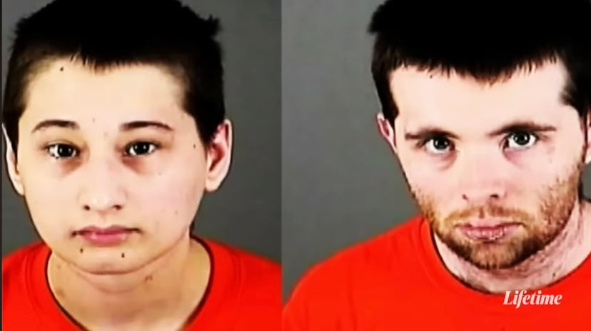 Gyspy Rose Blanchard and Nick Godejohn’s 2015 mug shots, shows in Lifetime’s ‘The Prison Confessions…