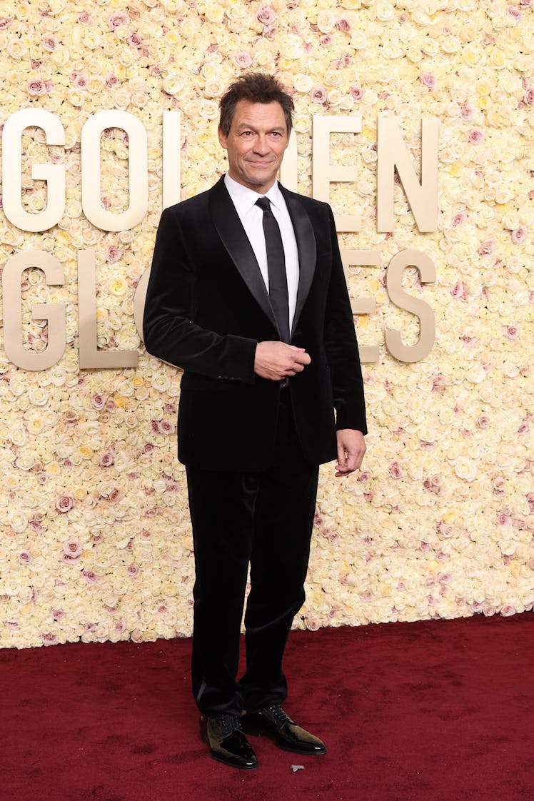 Dominic West attends the 81st Annual Golden Globe Awards at The Beverly Hilton on January 07, 2024 i...