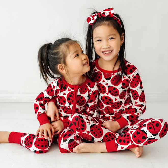 where to find cuet valentine's day pajamas: little sleepies ladybug