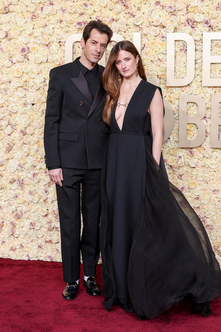 Mark Ronson and Grace Gummer attends the 81st Annual Golden Globe Awards at The Beverly Hilton on Ja...