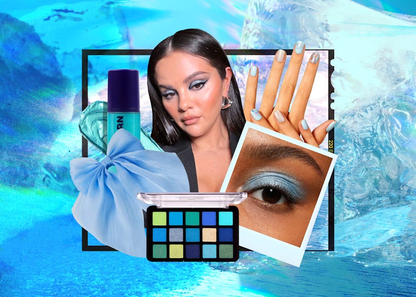 Why blue is beauty's trendiest color in 2024.