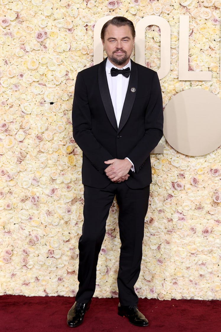 Leonardo DiCaprio attends the 81st Annual Golden Globe Awards at The Beverly Hilton on January 07, 2...