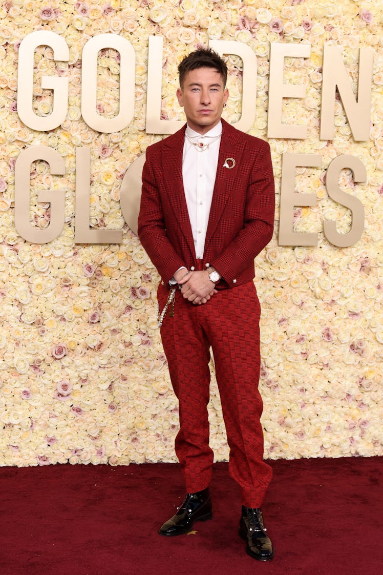Barry Keoghan attends the 81st Annual Golden Globe Awards at The Beverly Hilton on January 07, 2024 ...